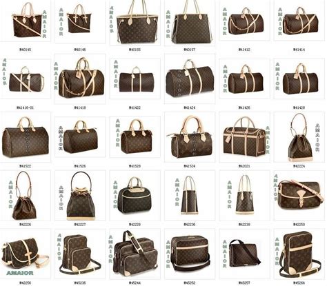 different kinds of louis vuitton bags|names of louis vuitton bags.